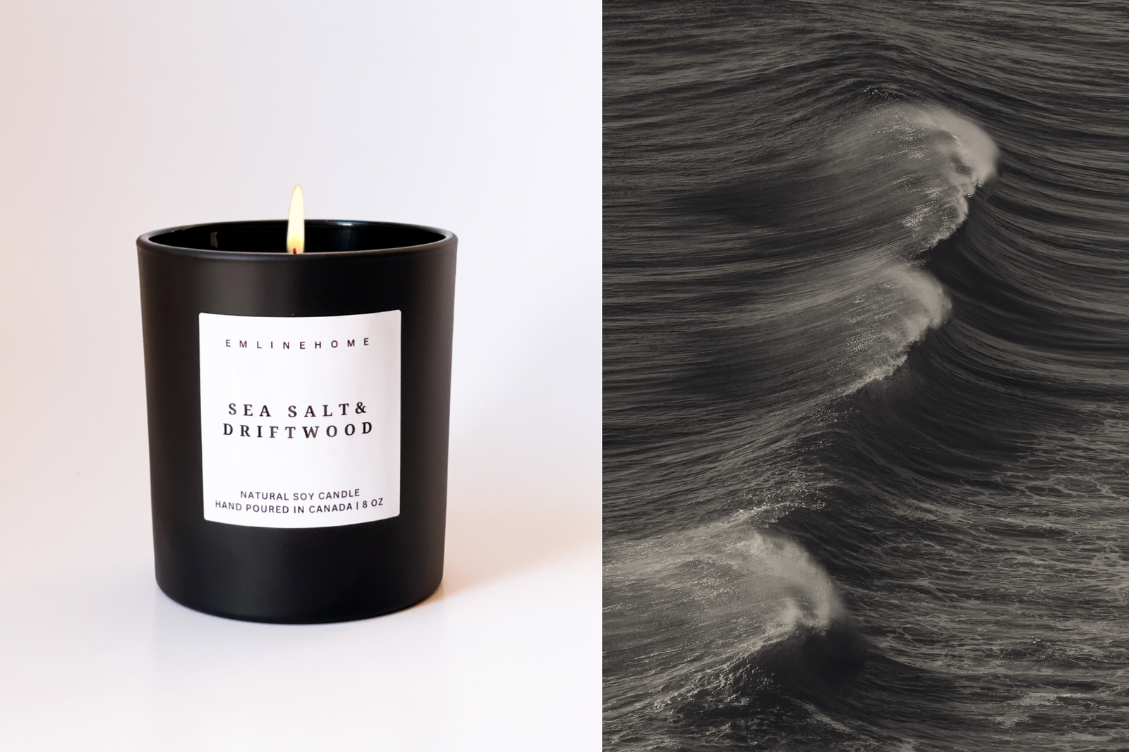 emlinehome_products_sea salt and driftwood_candle_black matte_jar